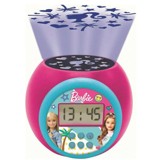 Εικόνα της Lexibook Barbie projector alarm clock with timer 820-83865