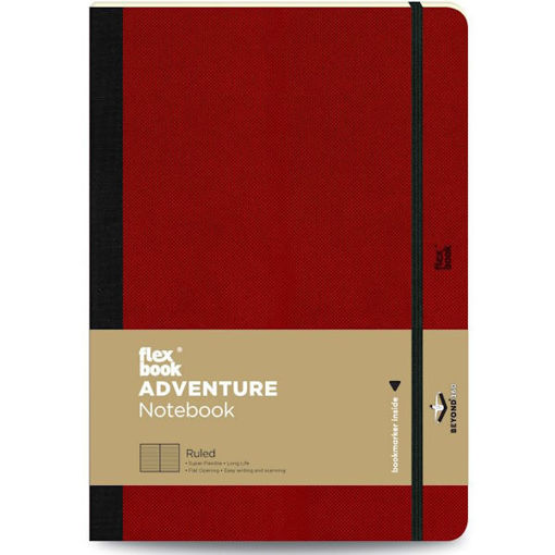 Εικόνα της Adventure Notebook Ruled Large Red 17x24cm 21.00079