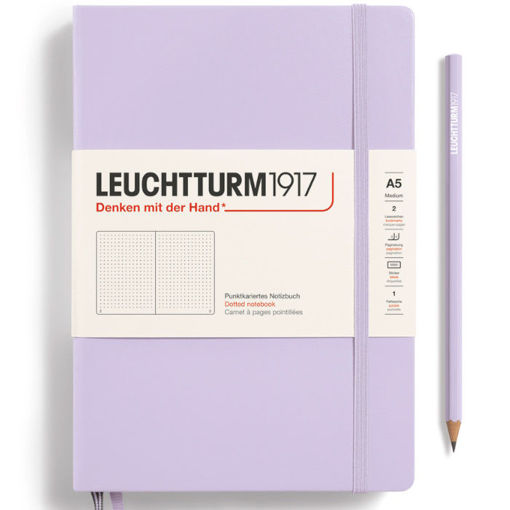 Εικόνα της Σημειωματάριο Leuchtturm1917 A5 Med Dotted Lilac 125φ.