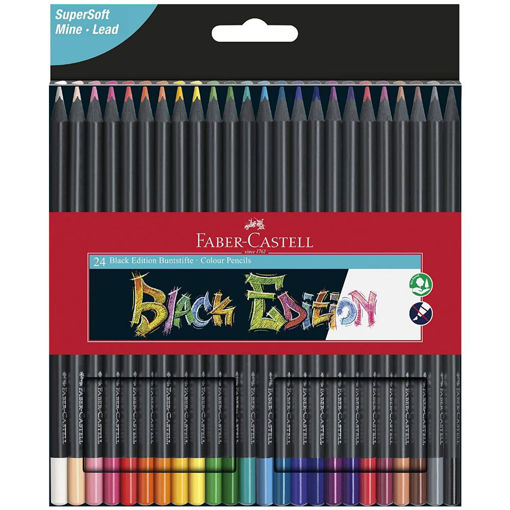 Εικόνα της Ξυλομπογιές Faber Castell Black 116424 24τεμ