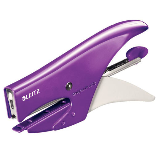 Εικόνα της Συρραπτικό Leitz plier 5547 Metal Violet δώρο σύρματα