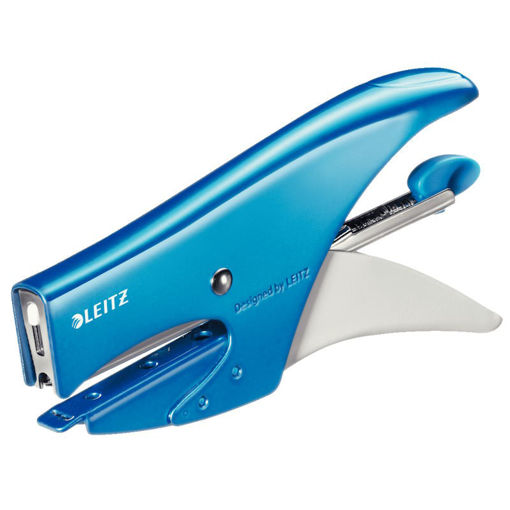 Εικόνα της Συρραπτικό Leitz plier 5547 Metal Blue δώρο σύρματα 5547-20-36