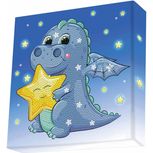 Εικόνα της Ψηφιδωτό Diamond Botz Dotz Box Sleepy Time Dragon 22x22cm DBX.012