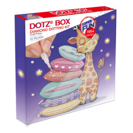 Εικόνα της Ψηφιδωτό Diamond Botz Dotz Box Giraffe Pillow 22x22cm DBX078