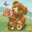 Εικόνα της Ψηφιδωτό Diamond Botz Honey Pot Bear Lolly Pop Lick 30.5x30.5cm DD6.032