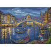 Εικόνα της Ψηφιδωτό Diamond Botz Evening stroll to the Rialto Bridge 25x35cm SD4.407