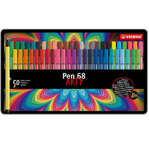 Εικόνα της Μαρκαδοράκια Stabilo PEN-68 set 50τεμ. 6850-6