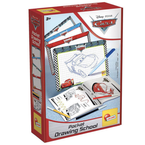 Εικόνα της Επιτραπέζιο Lisciani Ζωγραφική Cars Pocket Drawing School Giochi 92208