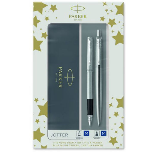 Εικόνα της Set Parker Jotter Core Duo Stainless Steel CT FPen/BPen