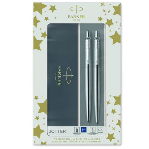 Εικόνα της Set Parker Jotter Core Duo Stainless Steel ΒΡ-ΜΡ