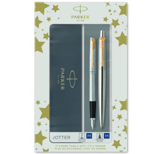 Εικόνα της Set Parker Jotter FPen/BPen Duo Street Steel GT