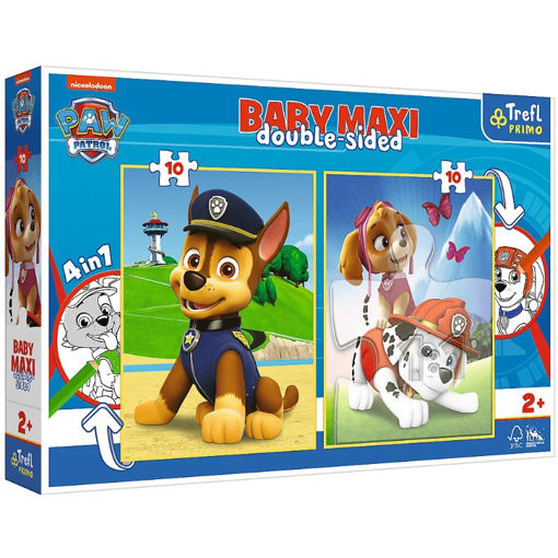 Εικόνα της Παζλ Trefl 10/10τμχ. Super Maxi Double-Sided The Paw Patrol Team 43003