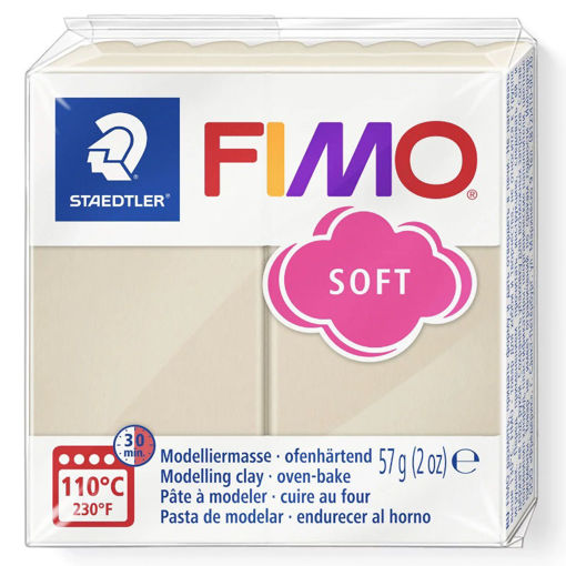 Εικόνα της Πηλός Fimo Soft sahara 8020-70 57gr Staedtler