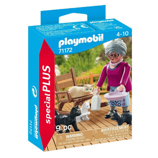 Εικόνα της Playmobil Special Plus Γιαγιά με γατάκια 71172