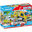 Εικόνα της Playmobil City Life Ασθενοφόρο με Διασώστες 71202