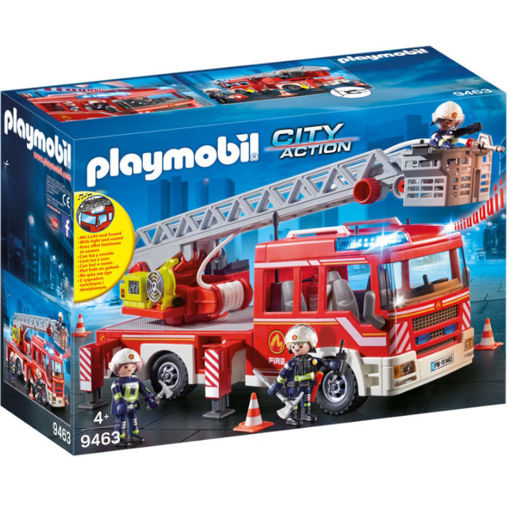 Εικόνα της Playmobil City Action Όχημα πυροσβεστικής με σκάλα και καλάθι διάσωσης 9463