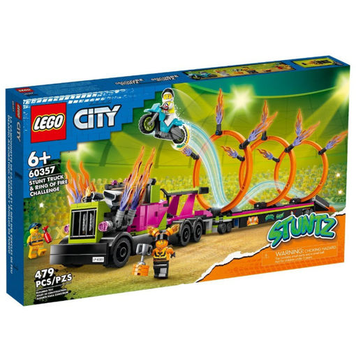 Εικόνα της Lego My City 60357 Stunt Truck & Ring of Fire Challenge