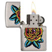 Εικόνα της Αναπτήρας Zippo Flower Tattoo 29399