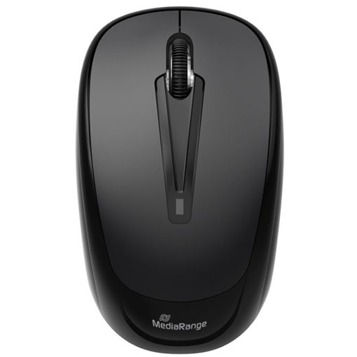 Εικόνα της Mouse MediaRange Optical Mouse Wireless 3-Button Black Wireless MROS216