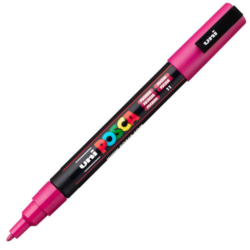 Εικόνα της Μαρκαδόρος Posca PC-3M Fuchsia 1.3mm Uni-Ball