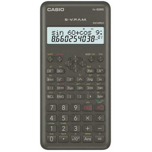 Εικόνα της Αριθμομηχανή Casio fx-82ms 2nd Edition 240 λειτουργίες