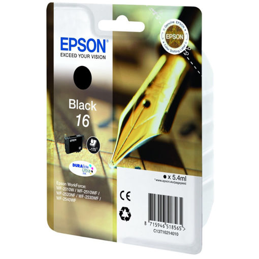 Εικόνα της Epson 16 Βlack 5.4ml. T162140