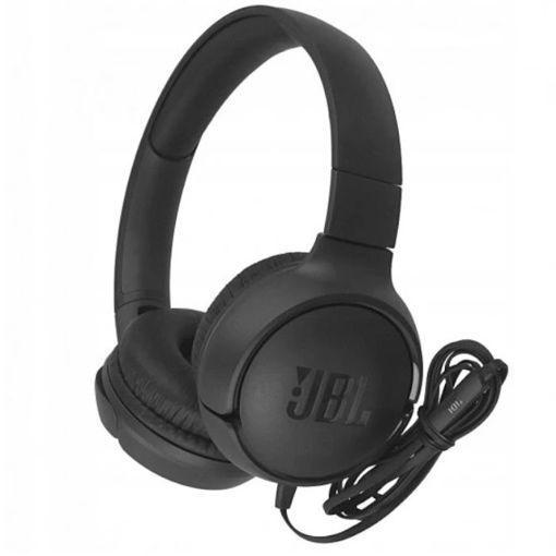 Εικόνα της Ακουστικά JBL Tune 500 Ενσύρματα On Ear Ακουστικά Μαύρα