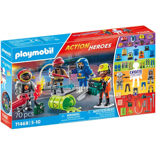 Εικόνα της Playmobil Action Heroes: My Figures Επιχείρηση Πυροσβεστικής 71468