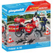 Εικόνα της Playmobil Action Heroes Πυροσβέστης με μοτοσικλέτα 71466