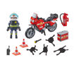 Εικόνα της Playmobil Action Heroes Πυροσβέστης με μοτοσικλέτα 71466