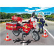 Εικόνα της Playmobil Action Heroes Πυροσβέστης με μοτοσικλέτα 71466