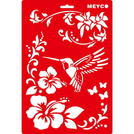 Εικόνα της Στένσιλ Meyco decoupage 20X31 humming bird