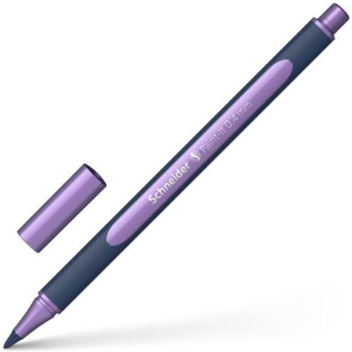 Εικόνα της Μαρκαδοράκι Schneider Metalic 050 Violet 0.4mm Rollerball