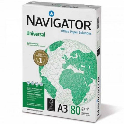 Εικόνα της Χαρτί Α3 500φυλ. 80gr. Navigator