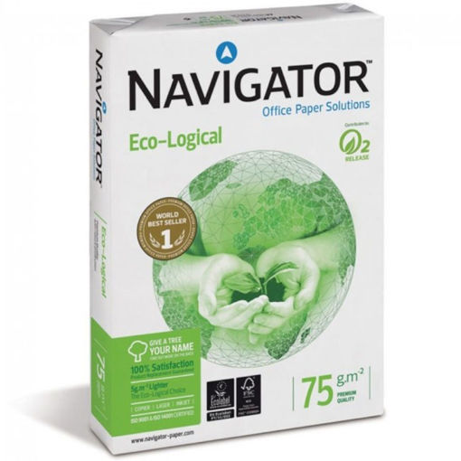 Εικόνα της Χαρτί Navigator Α4 75g/m² 500φυλ. Eco-Logical