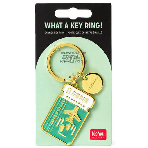 Εικόνα της Μπρελόκ What a Key Ring! Travel Ticket EKR0004