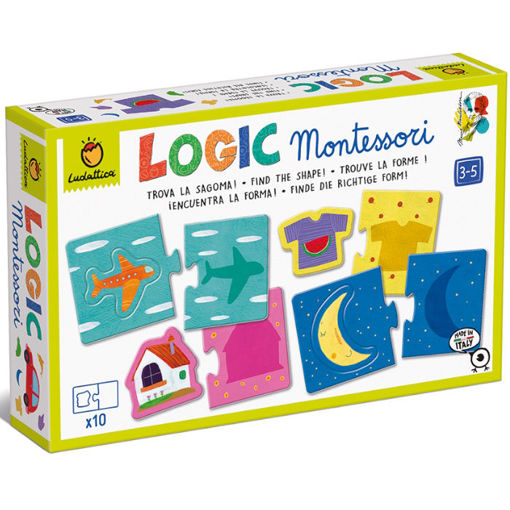 Εικόνα της Logic Montessori  Find the Shape Ludattica 22532