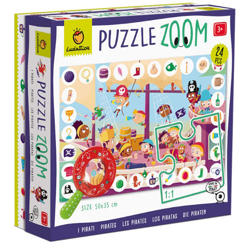 Εικόνα της Puzzle Zoom Ludattica Pirates 23034