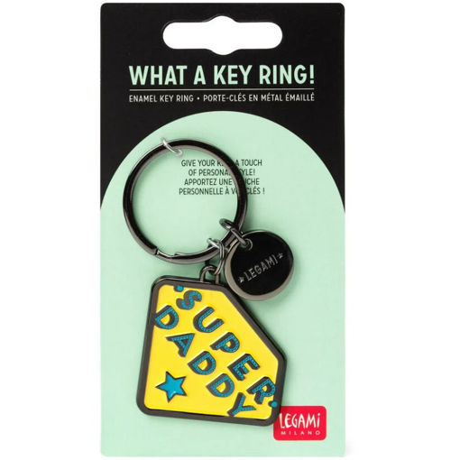 Εικόνα της Μπρελόκ Legami What a Key Ring! Super Daddy EKR0006