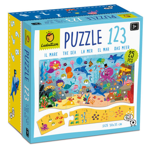 Εικόνα της Puzzle 1 2 3 Ludattica The Sea 22570