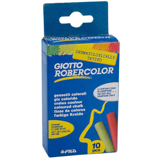 Εικόνα της Κιμωλίες Giotto χρωματιστές Robercolor 10τμχ 0114076