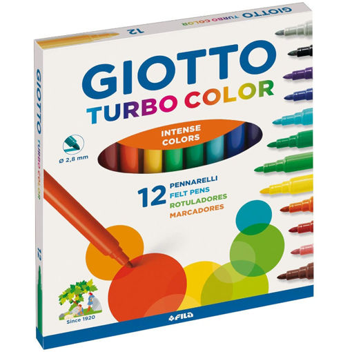 Εικόνα της Μαρκαδόροι Giotto turbo color 12τεμ. 416000