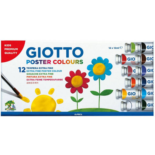 Εικόνα της Τέμπερες Giotto 12ml. σετ 12τεμ. 358000