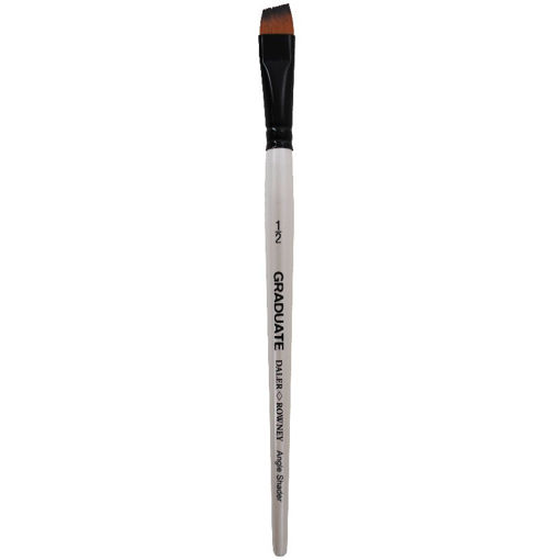 Εικόνα της Πινέλο Daler Rowney Synthetic Angle Shader Short Handle No. 1/2