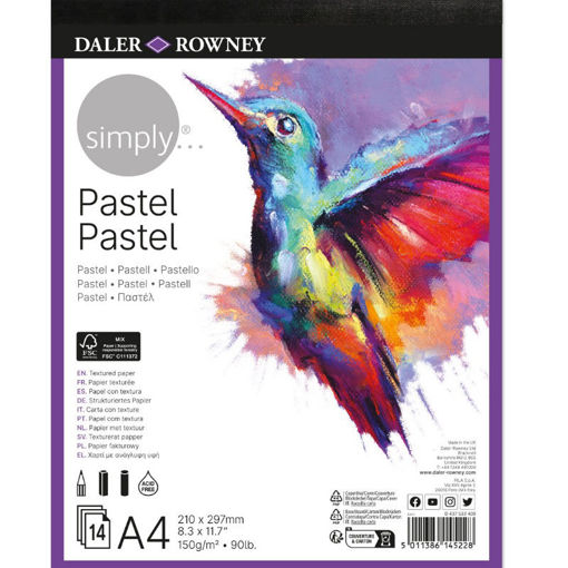 Εικόνα της Sketchbook Daler Rowney Simply Pastel Pad A4 150gr 14φ.