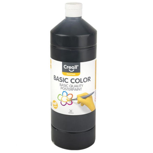 Εικόνα της Τέμπερα 500ml Creall μαύρη Basic color 300080