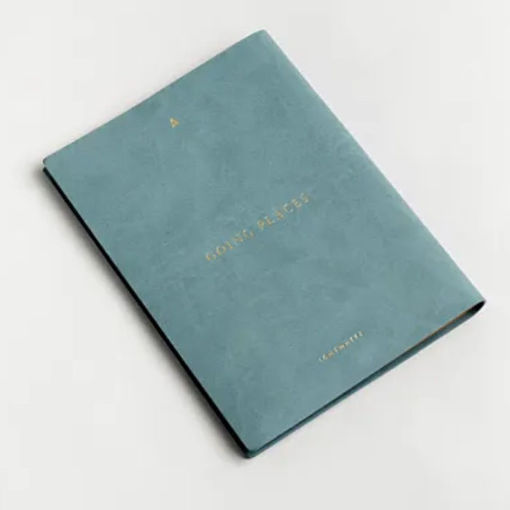 Εικόνα της Μαλακό κάλυμμα Somewhere Vegan Leather Journal Teal Blue 82596