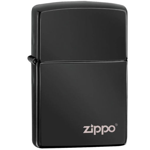 Εικόνα της Αναπτήρας Zippo 24756Zl Classic High Polish Black Zippo Logo