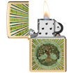 Εικόνα της Αναπτήρας Zippo 48391 Tree of Life Spiritual Brass Lighter