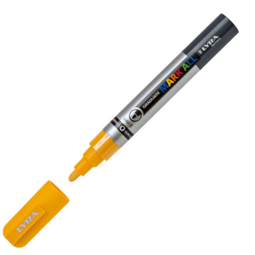 Εικόνα της Μαρκαδόρος Lyra Graduate Yellow 013 2mm Mark All